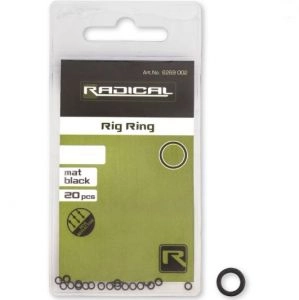 Krúžky Rig Ring Mat Black 3mm